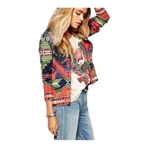 Denim & Supply Ralph Lauren Southwestern Aztec Print Cardigan Sweater